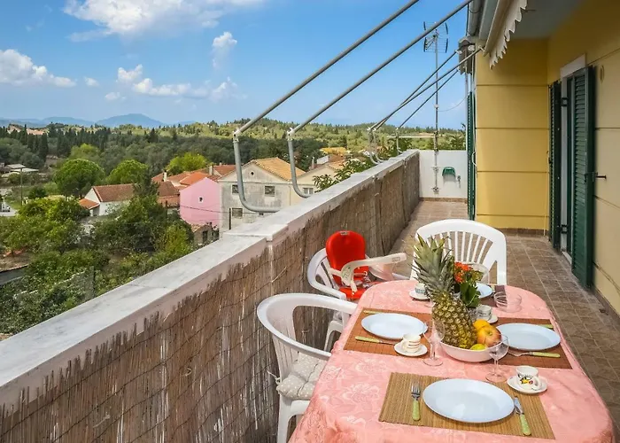 Modern Flat With Beautiful Views In South Of Corfu *